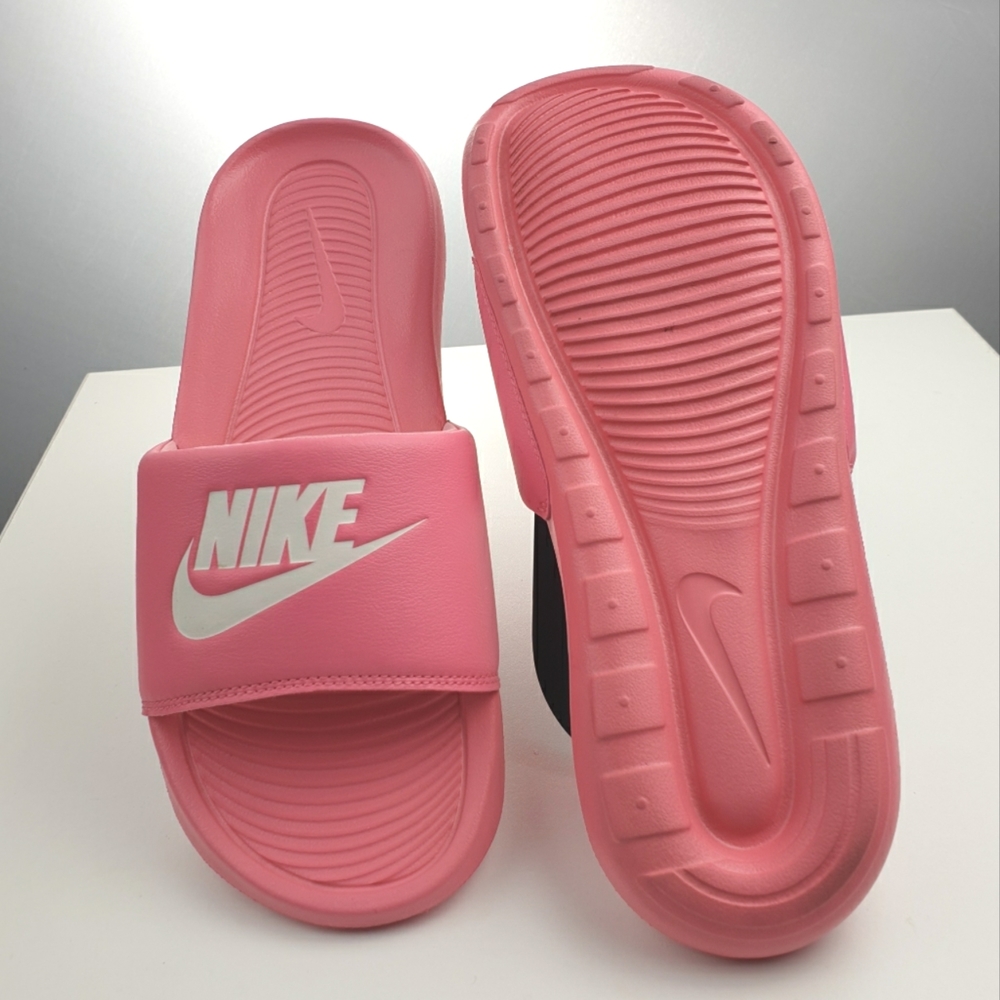 Nike Victory 1 lightweight slides comfort foam sandals Pink activewear everyday